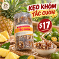 Kẹo Khóm Tắc Cuộn
