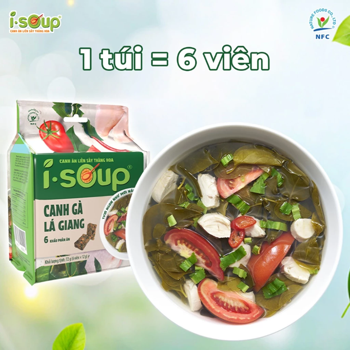 iSoup Freeze Dried Soup (5-6 tablets/bag)
