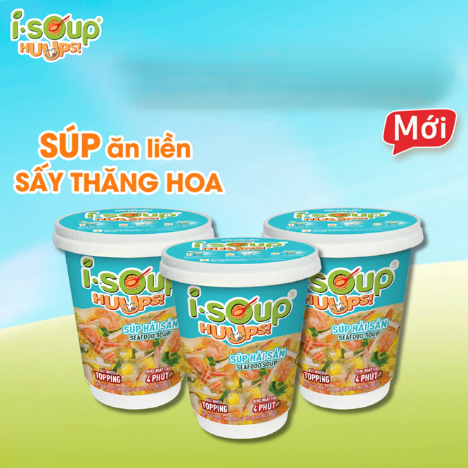 [New Product] iSoup Huups Dried Tablet in Cup (Ly Ăn Liền)