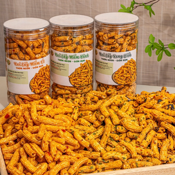 [New Product] Crispy Pasta (Nui Sấy Tẩm Vị) – 3 Flavors