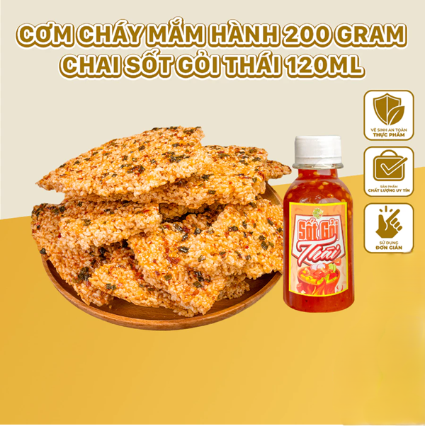 [Sản phẩm mới] Cơm Cháy Mắm Hành