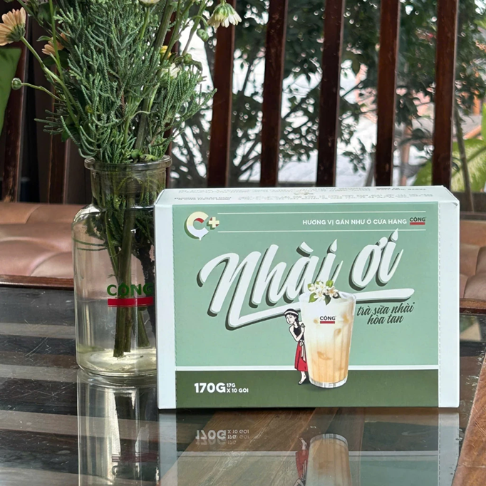 Cộng Jasmine Milk Tea (Trà Sữa Hoa Nhài) - 10 sticks/box