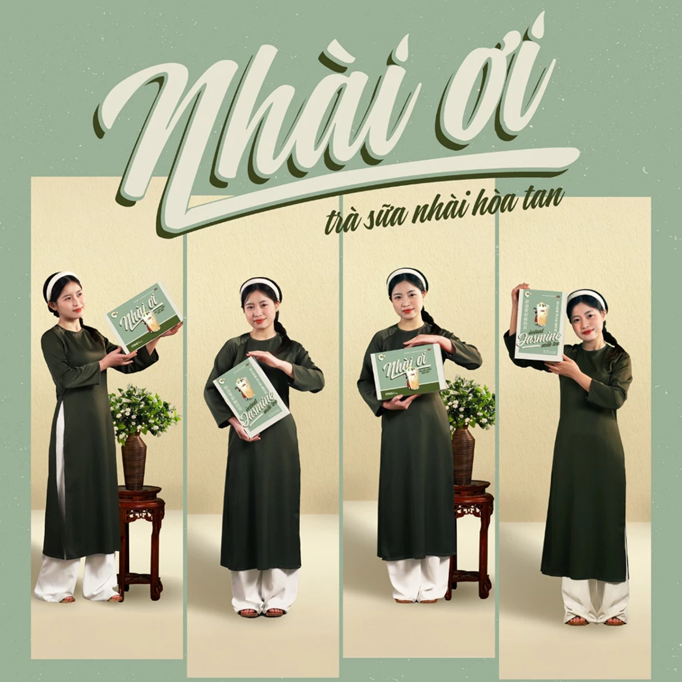 Cộng Jasmine Milk Tea (Trà Sữa Hoa Nhài) - 10 sticks/box