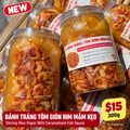 Bánh Tráng Tôm Giòn Rim Mắm Kẹo