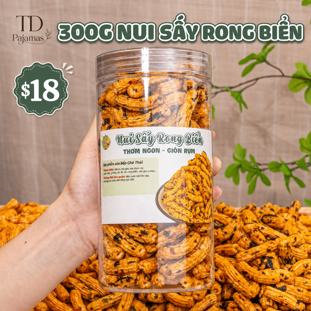 [New Product] Crispy Pasta (Nui Sấy Tẩm Vị) – 3 Flavors