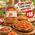 Cơm Cháy Tôm Khô Mắm Kẹo