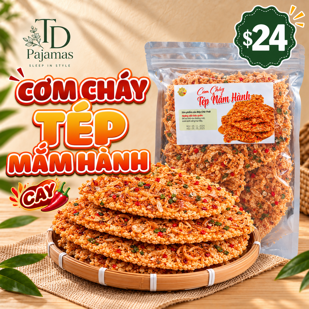 Rice Cracker (Cơm Cháy Mắm Hành)