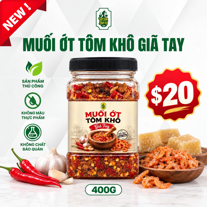 Dried Shrimp Chili Salt (Muối Ớt Tôm Khô)