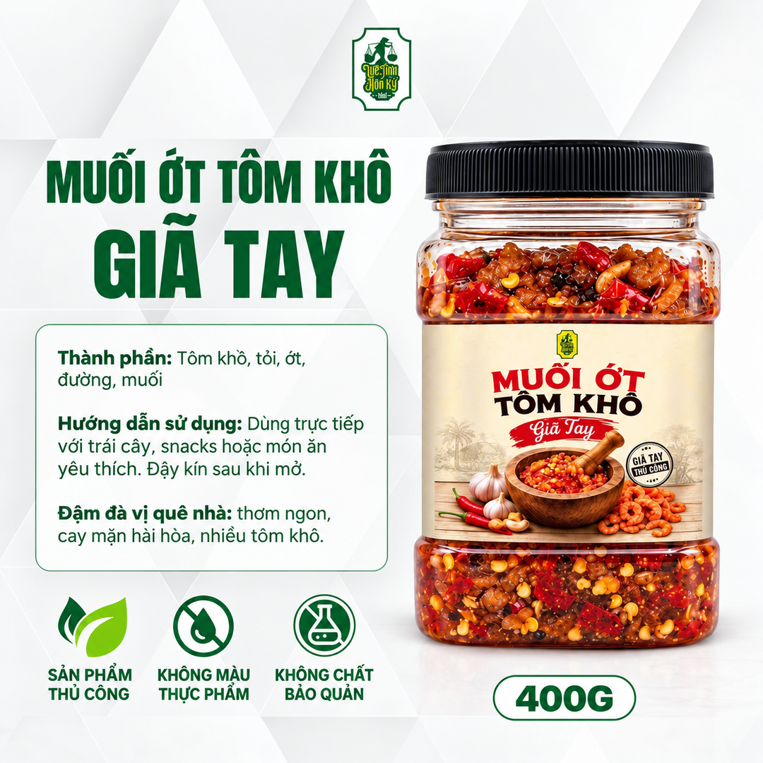 Dried Shrimp Chili Salt (Muối Ớt Tôm Khô)