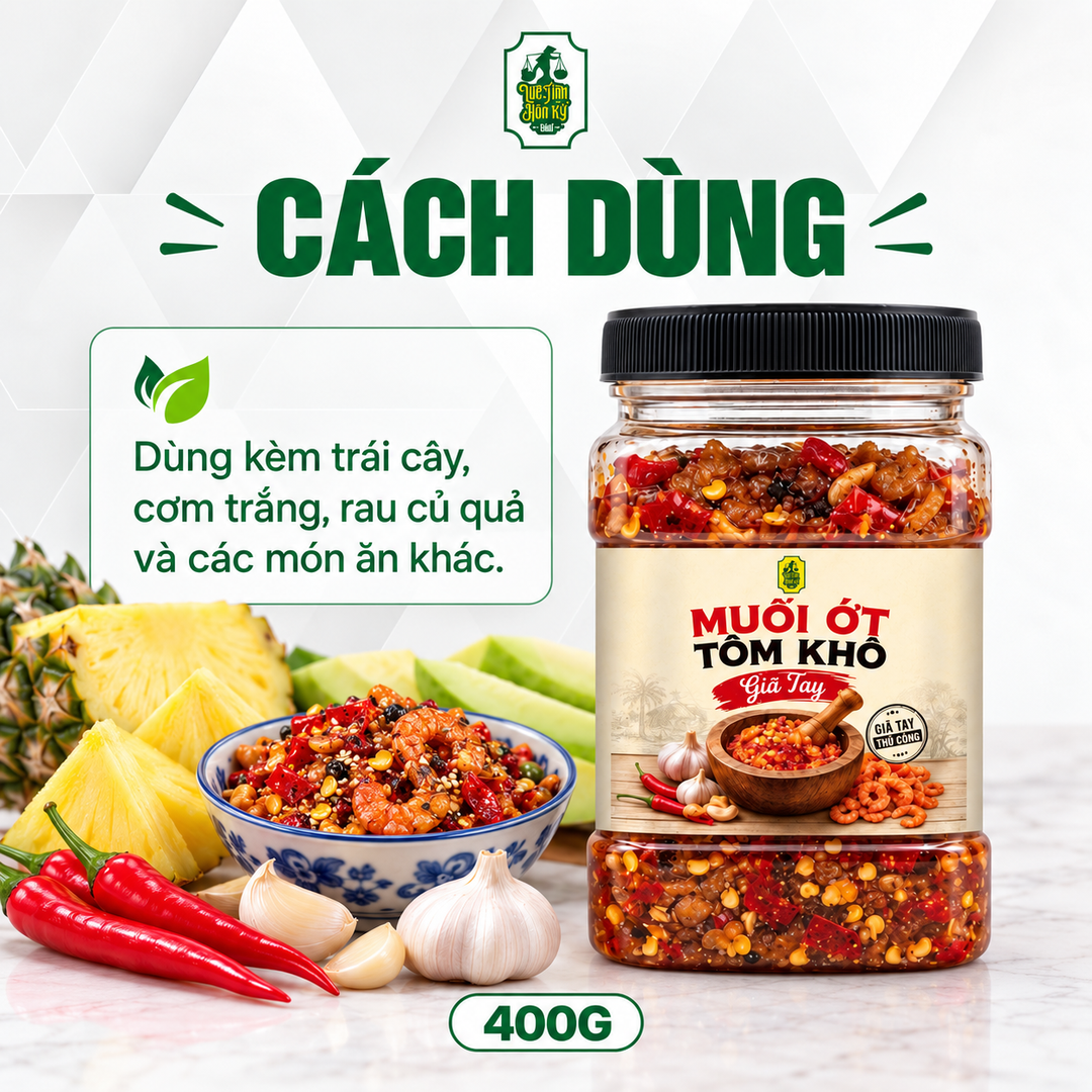 Dried Shrimp Chili Salt (Muối Ớt Tôm Khô)