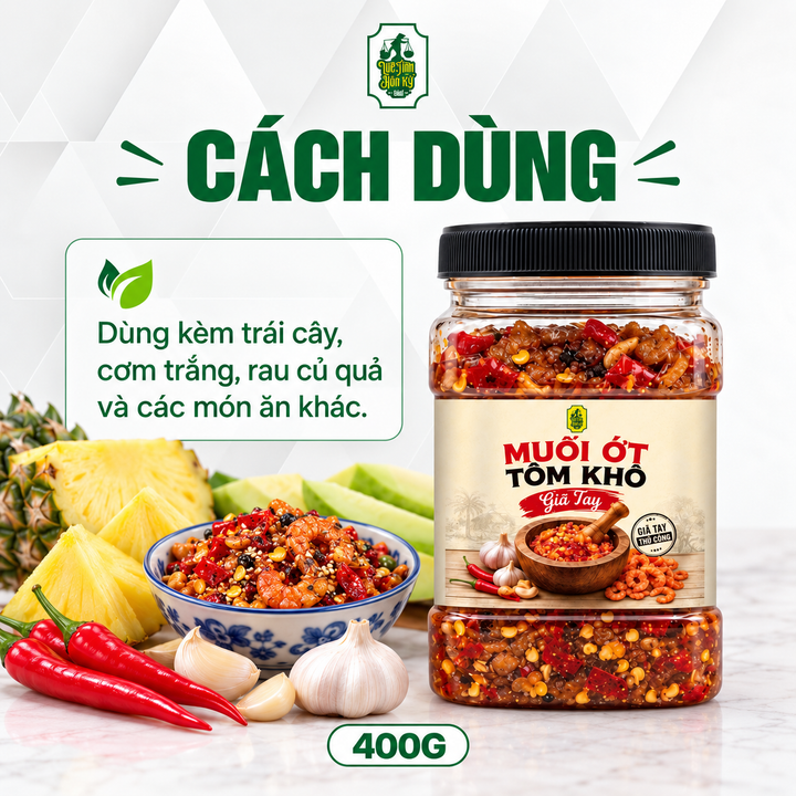 Dried Shrimp Chili Salt (Muối Ớt Tôm Khô)