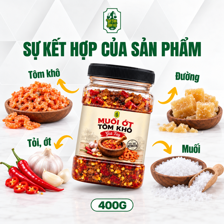 Dried Shrimp Chili Salt (Muối Ớt Tôm Khô)