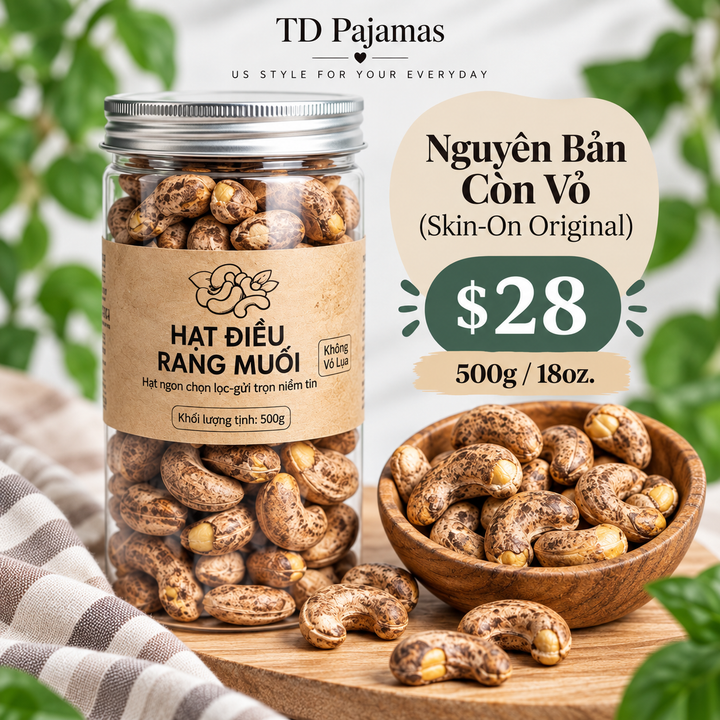Cashews Nut (Hạt Điều Rang Muối) – 3 Flavors