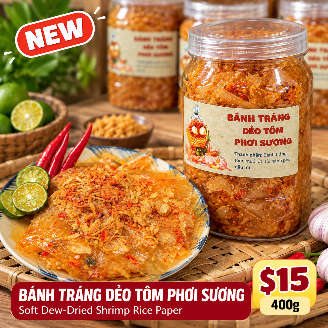 Rice Paper (Bánh Tráng Long An Đủ Loại)