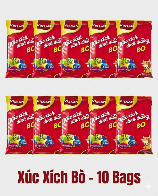 Vietnamese Beef Hotdog (5 sticks/bag)