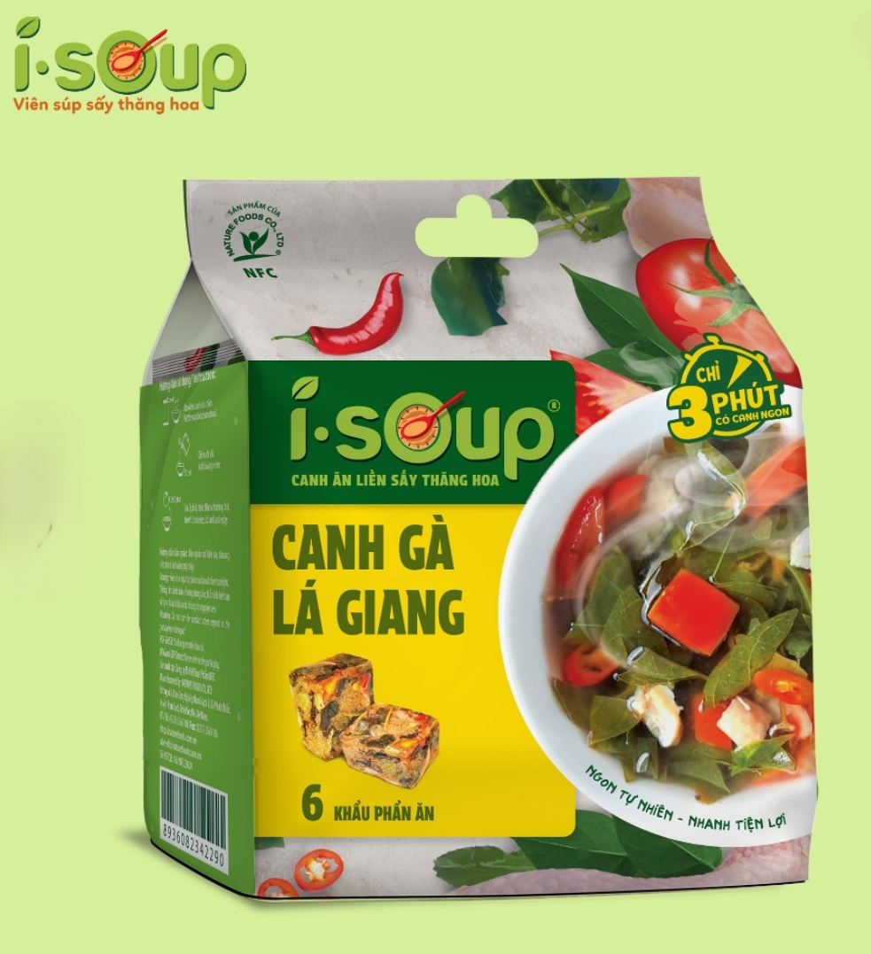 Viên Súp Sấy Thăng Hoa iSoup (5-6 viên/túi)